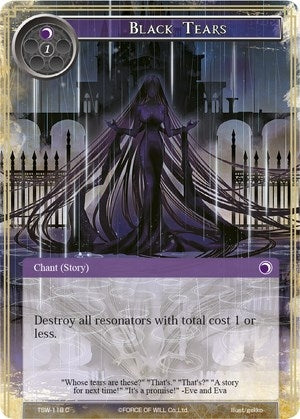 Black Tears (118) [TSW] - Force of Will Single