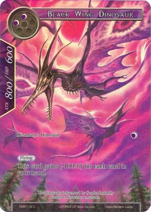 Black Wing Dinosaur (Full Art) (119) [TSW] - Force of Will Single