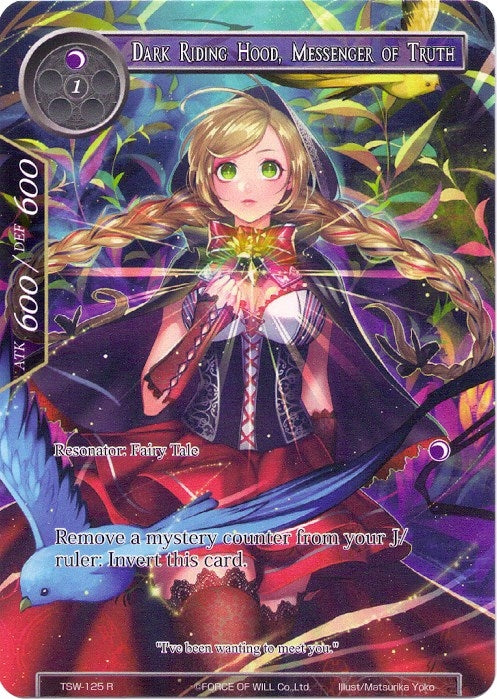 Dark Riding Hood Messenger of Truth // Red Riding Hood Recovered Hope (Full Art) (125) [TSW] - Force of Will Single