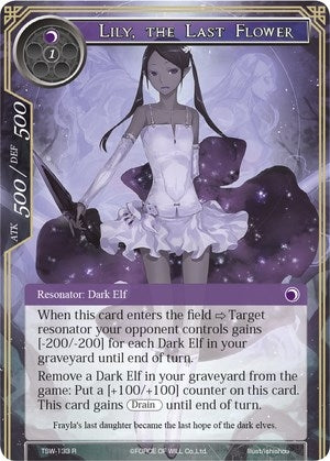Lily the Last Flower (133) [TSW] - Force of Will Single