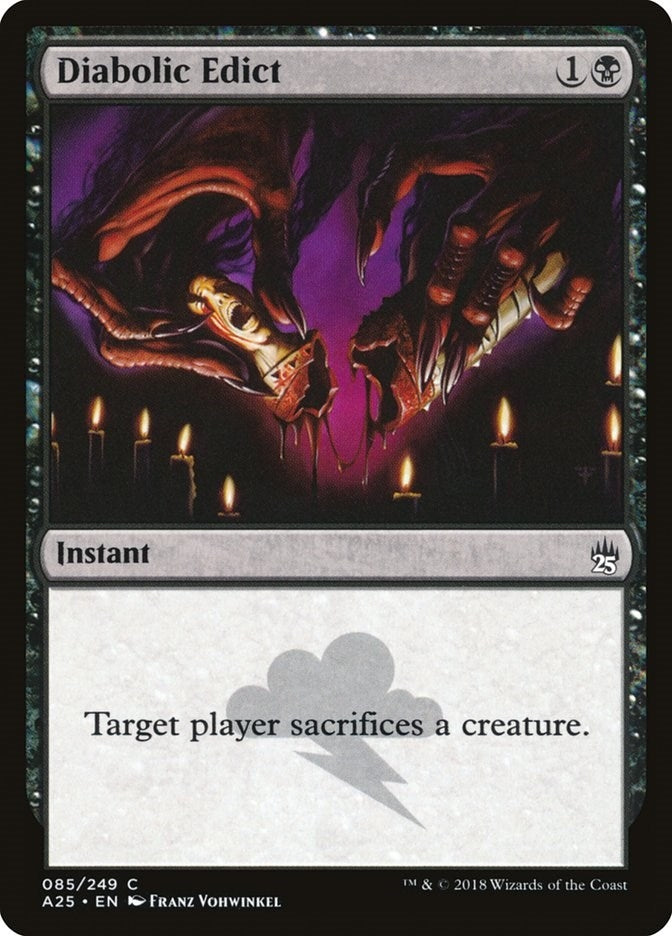 Diabolic Edict (85) [A25] - MTG Single