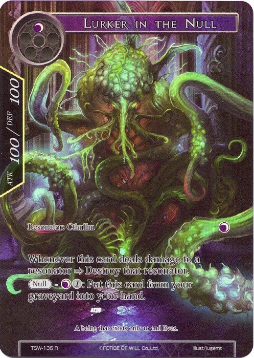 Lurker in the Null (Full Art) (136) [TSW] - Force of Will Single