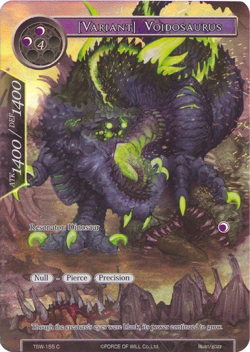 [Variant] Voidosaurus (Full Art) (155) [TSW] - Force of Will Single