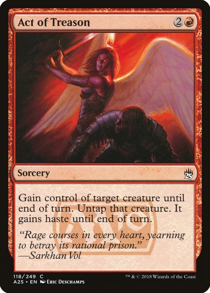 Act of Treason (118) [A25] - MTG Single