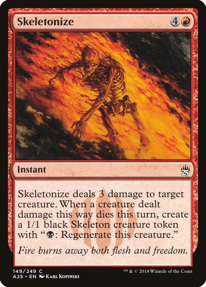 Skeletonize (149) [A25] - MTG Single
