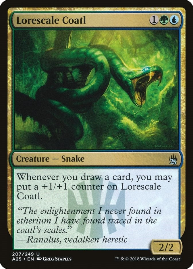 Lorescale Coatl (207) [A25] - MTG Single