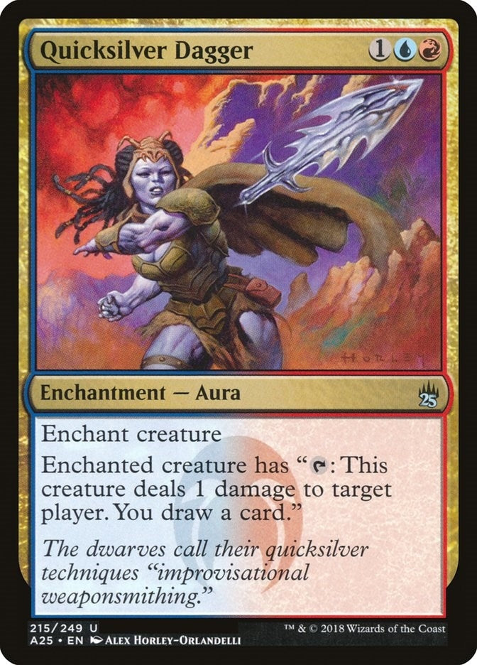 Quicksilver Dagger (215) [A25] - MTG Single