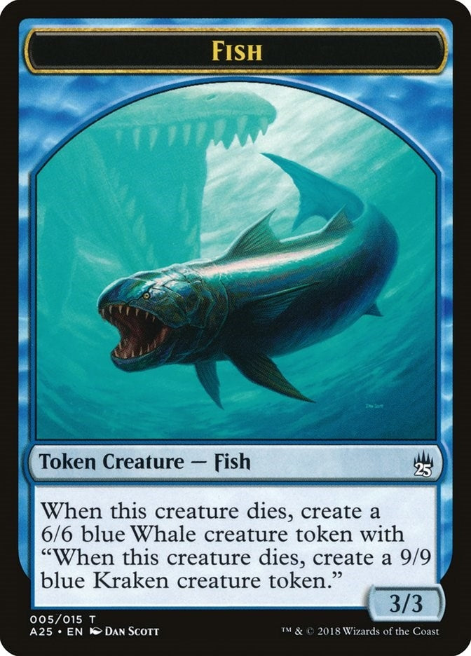 Fish Token (005) (0) [A25] - MTG Single