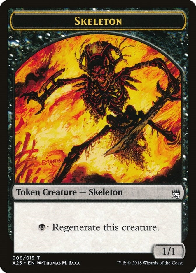 Skeleton Token (008) (0) [A25] - MTG Single