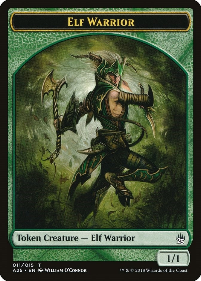 Elf Warrior Token (011) (0) [A25] - MTG Single