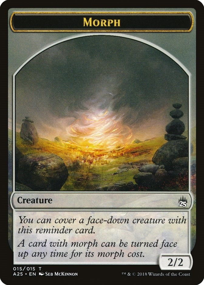 Morph Token (015) (0) [A25] - MTG Single