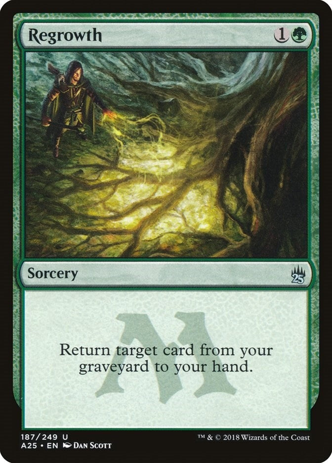 Regrowth (187) [A25] - MTG Single