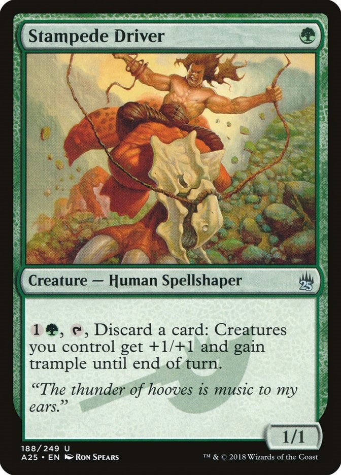 Stampede Driver (188) [A25] - MTG Single