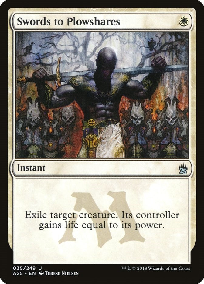 Swords to Plowshares (35) [A25] - MTG Single