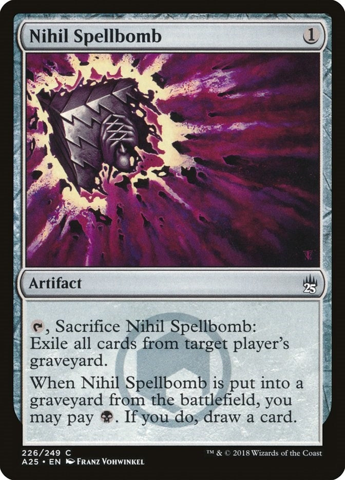 Nihil Spellbomb (226) [A25] - MTG Single