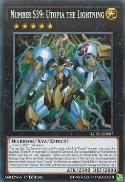 Number S39: Utopia the Lightning (87) (LC06) - YuGiOh Single