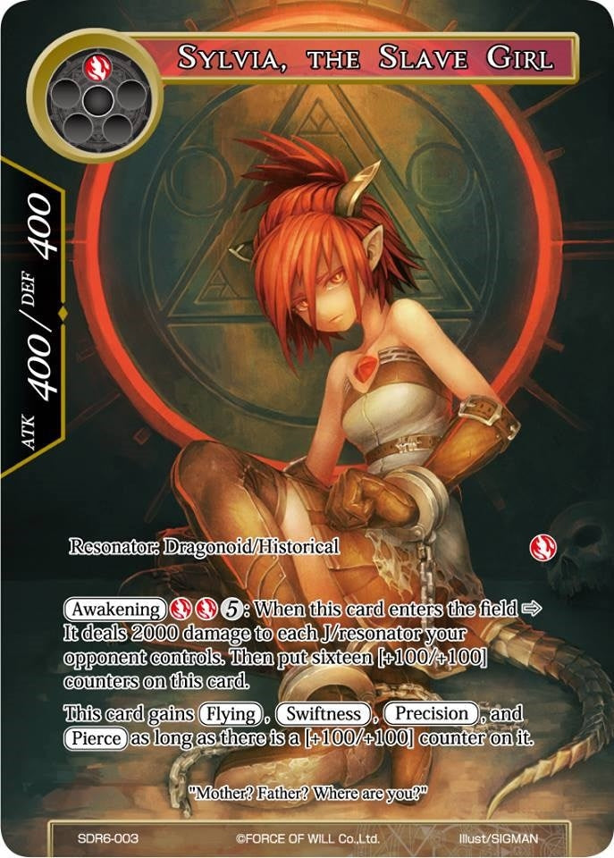 Sylvia the Slave Girl (6003) [FOWLT] - Force of Will Single