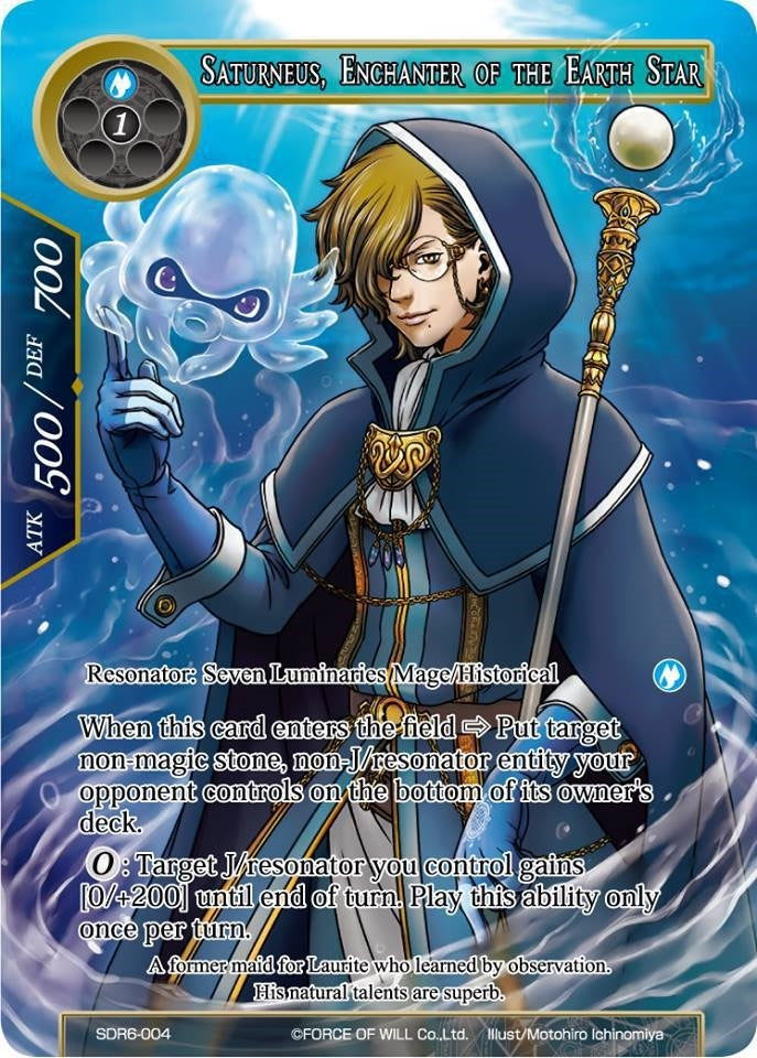 Saturneus Enchanter of the Earth Star (6004) [FOWLT] - Force of Will Single