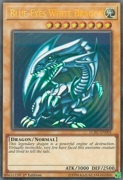Blue-Eyes White Dragon (Version 2) (1) (LC06) - YuGiOh Single