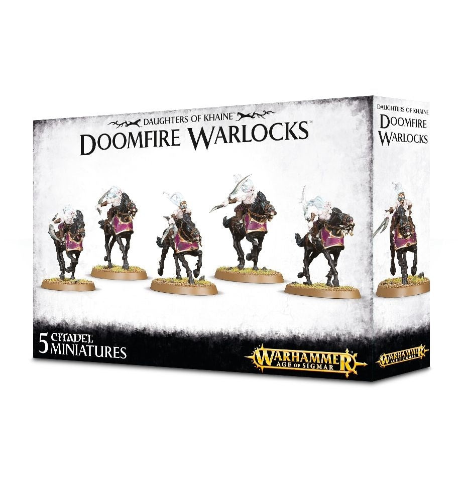 Warhammer: Age of Sigmar - Daughters of Khaine - Doomfire Warlocks [PLAS] - Warhammer Box Sets Sealed