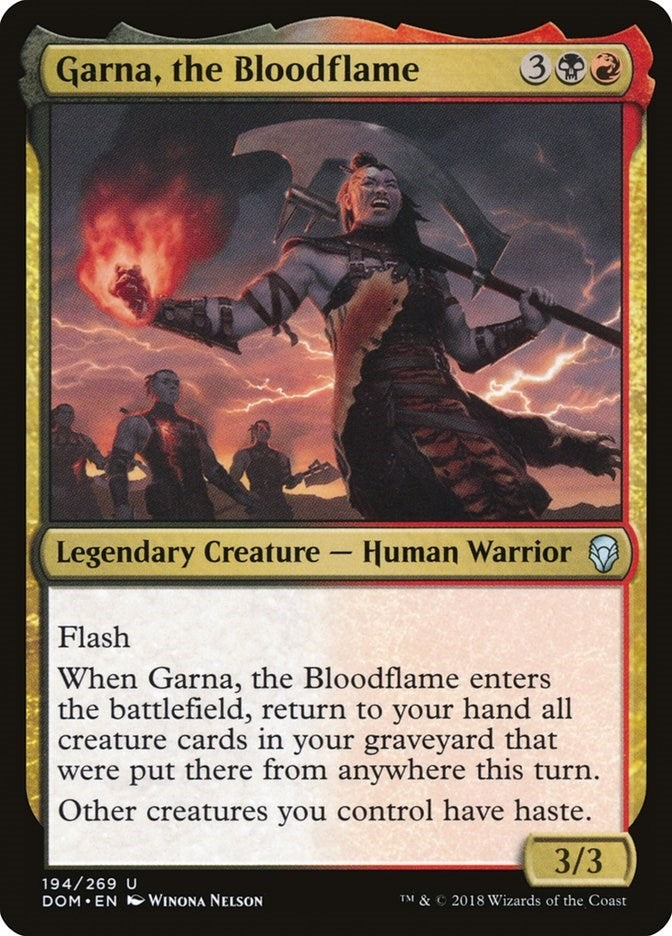Garna the Bloodflame (194) [DOM] - MTG Single