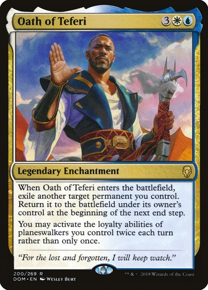 Oath of Teferi (200) [DOM] - MTG Single