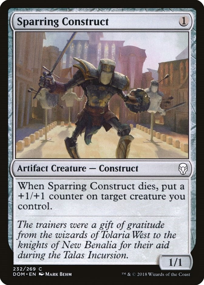 Sparring Construct (232) [DOM] - MTG Single