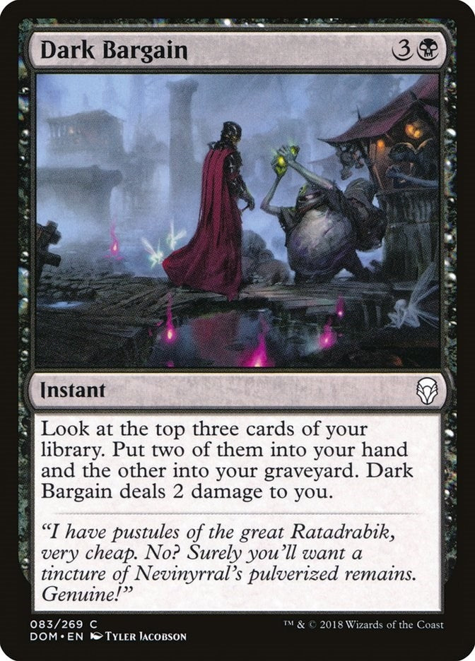 Dark Bargain (83) [DOM] - MTG Single