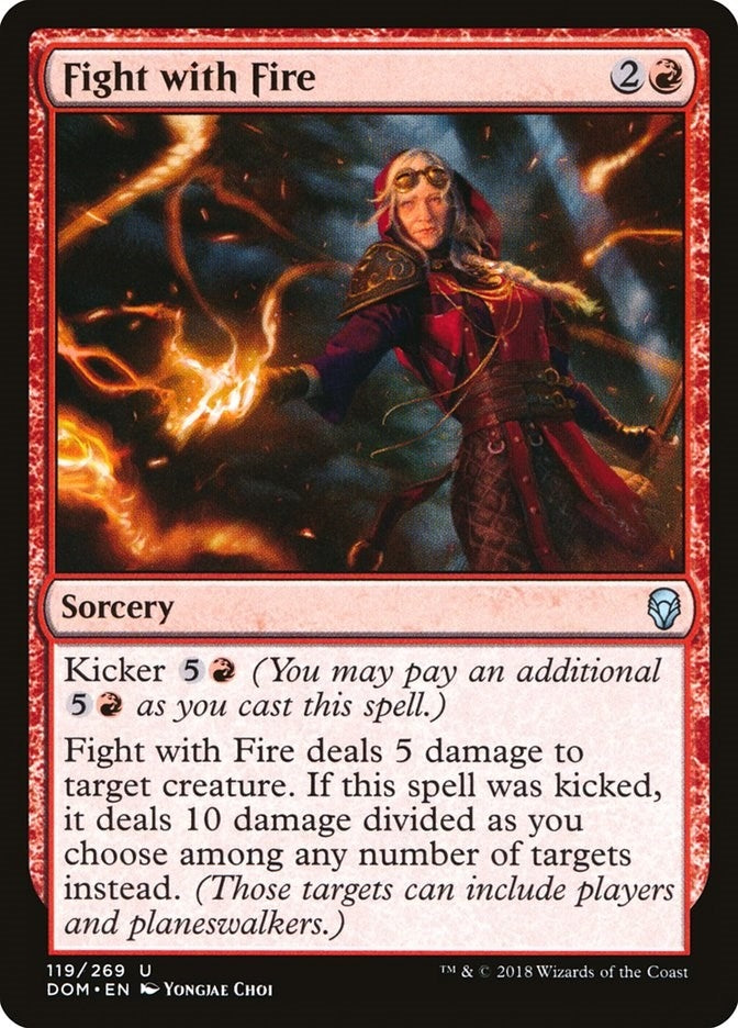 Fight with Fire (119) [DOM] - MTG Single