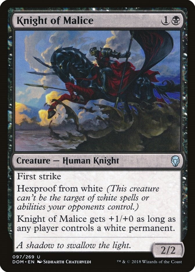 Knight of Malice (97) [DOM] - MTG Single