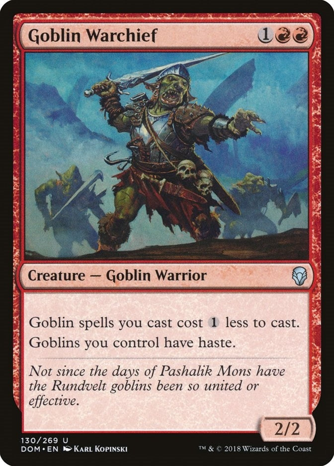 Goblin Warchief (130) [DOM] - MTG Single