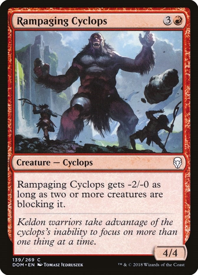 Rampaging Cyclops (139) [DOM] - MTG Single