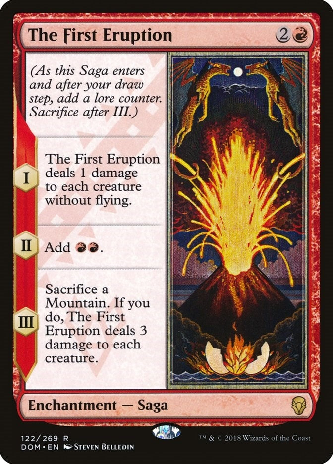The First Eruption (122) [DOM] - MTG Single