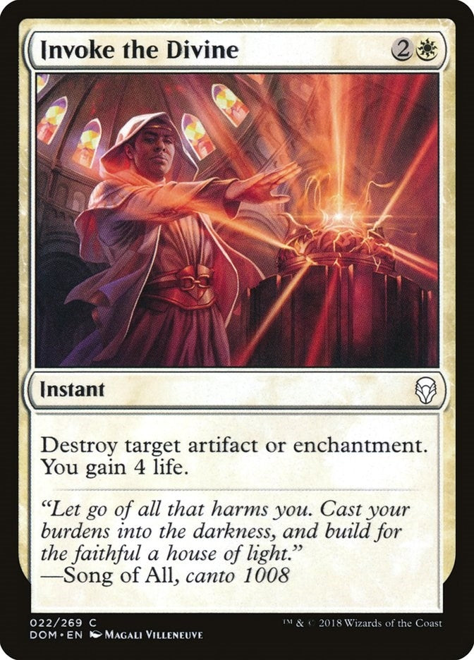 Invoke the Divine (22) [DOM] - MTG Single