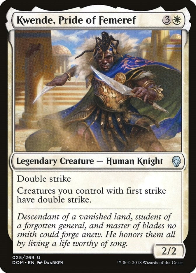 Kwende Pride of Femeref (25) [DOM] - MTG Single