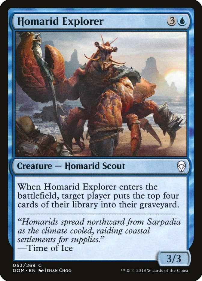 Homarid Explorer (53) [DOM] - MTG Single