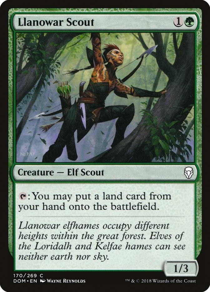 Llanowar Scout (170) [DOM] - MTG Single