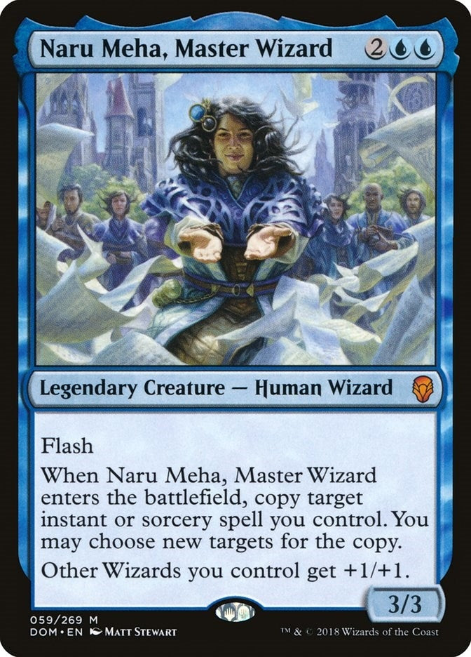 Naru Meha Master Wizard (59) [DOM] - MTG Single