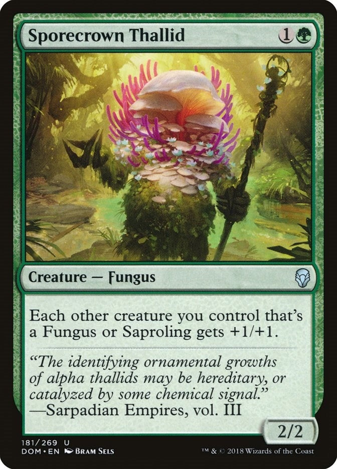 Sporecrown Thallid (181) [DOM] - MTG Single