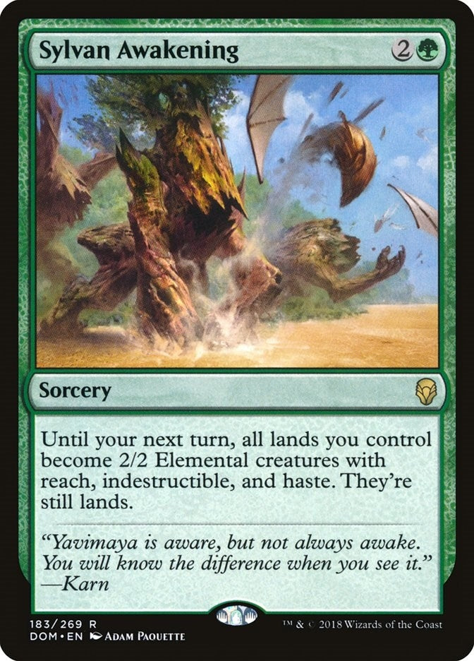 Sylvan Awakening (183) [DOM] - MTG Single