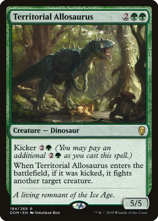 Territorial Allosaurus (184) [DOM] - MTG Single