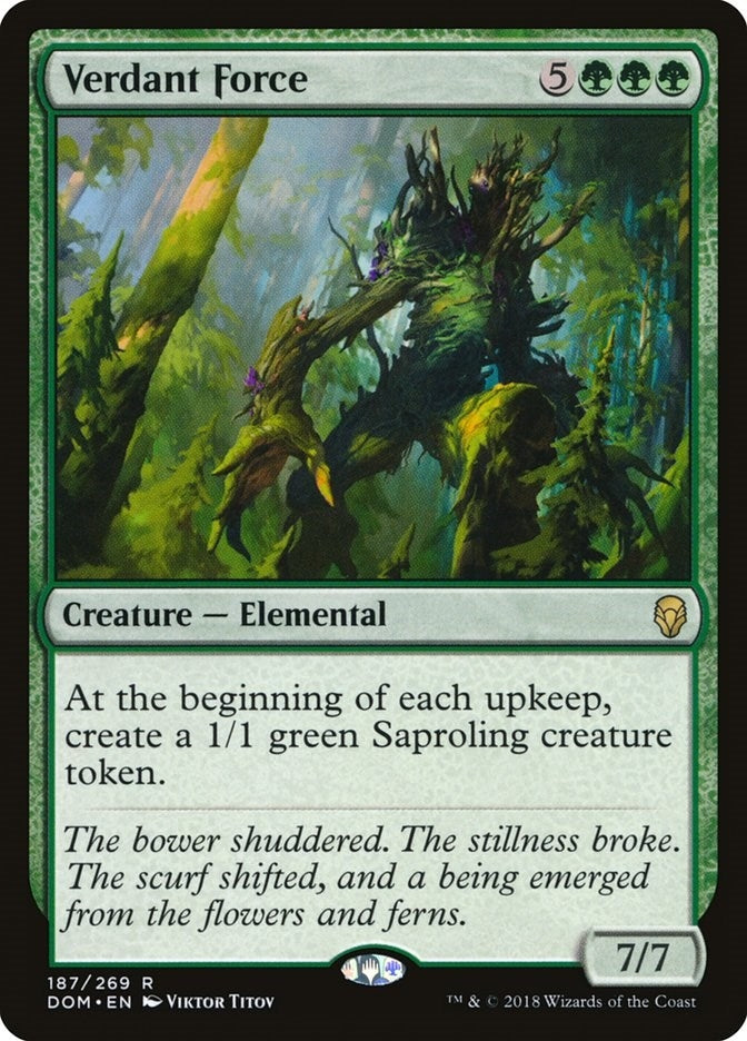 Verdant Force (187) [DOM] - MTG Single