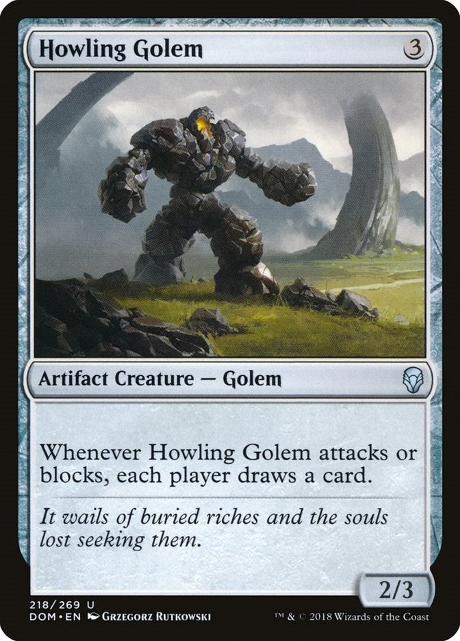 Howling Golem (218) [DOM] - MTG Single