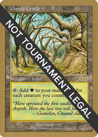 Gaea’s Cradle - 1999 Matt Linde (USG) [WCD] - MTG Single