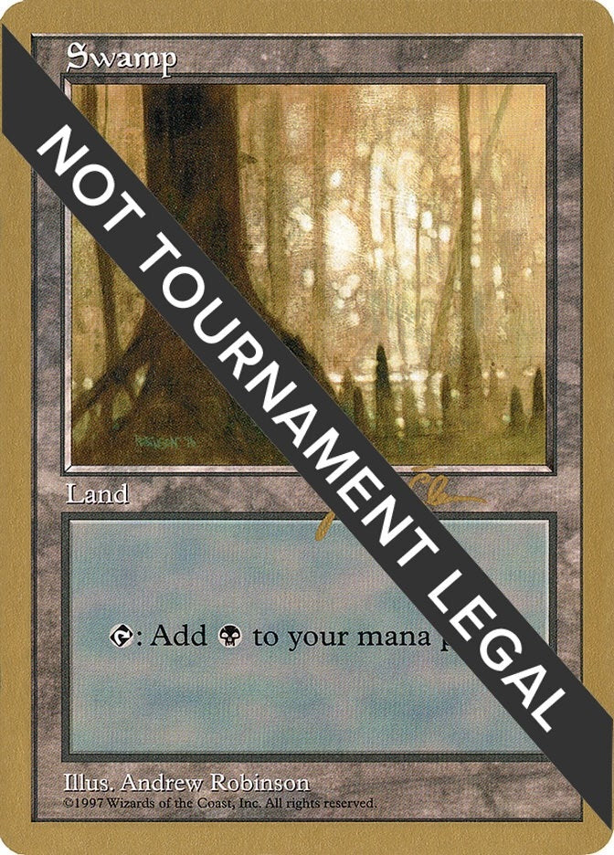 Swamp (445) - 1997 Jakub Slemr (5ED) [WCD] - MTG Single