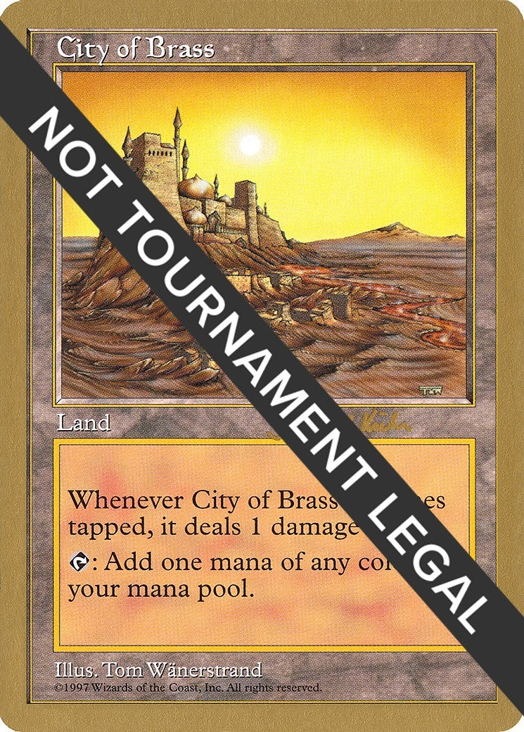 City of Brass - 1997 Janosch Kuhn (5ED) [WCD] - MTG Single