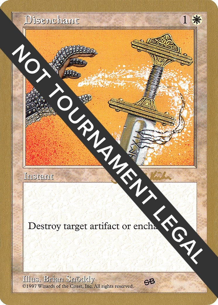Disenchant - 1997 Janosch Kuhn (5ED) (SB) [WCD] - MTG Single