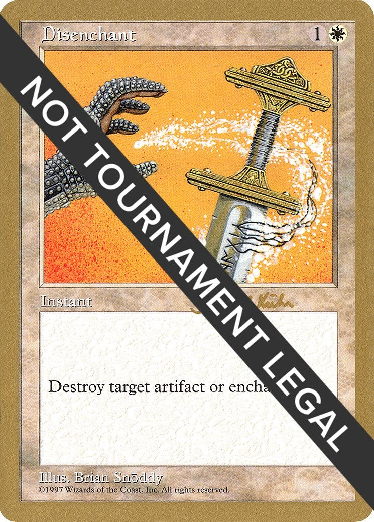 Disenchant - 1997 Janosch Kuhn (5ED) [WCD] - MTG Single
