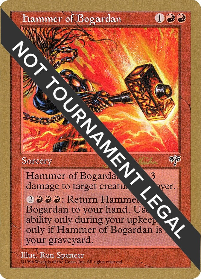 Hammer of Bogardan - 1997 Janosch Kuhn (MIR) [WCD] - MTG Single