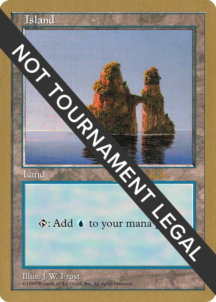 Island (427) - 1997 Janosch Kuhn (5ED) [WCD] - MTG Single